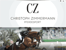 Tablet Screenshot of christophzimmermann.com